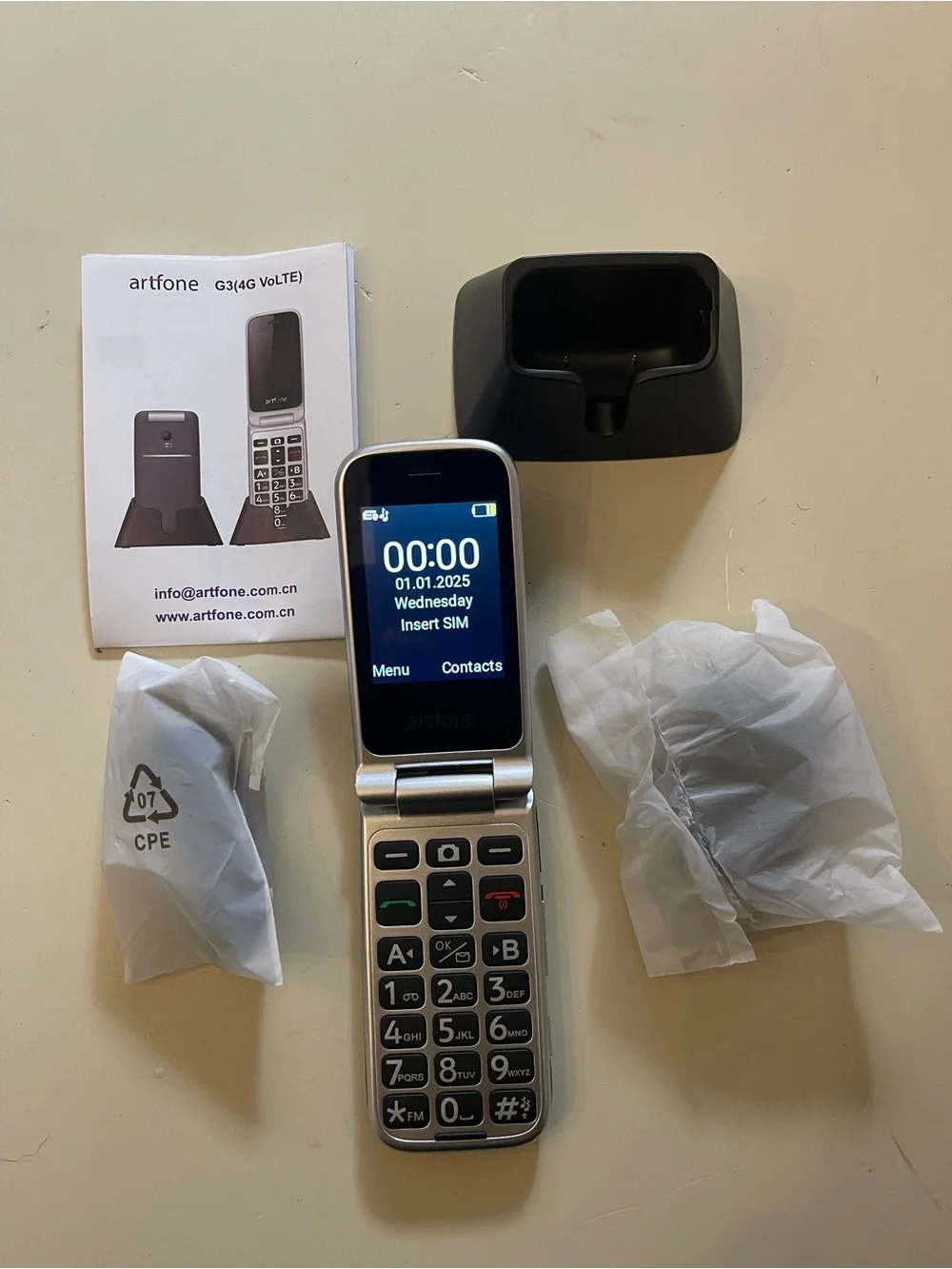 Artfone Senior 4G Flip Phone